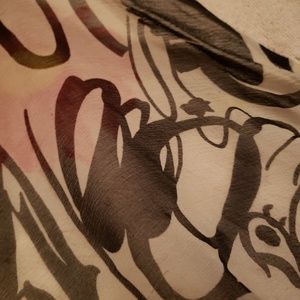 30" by 50" vintage triangle head scarf